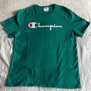 Green Champion T Shit ( Mens Medium)